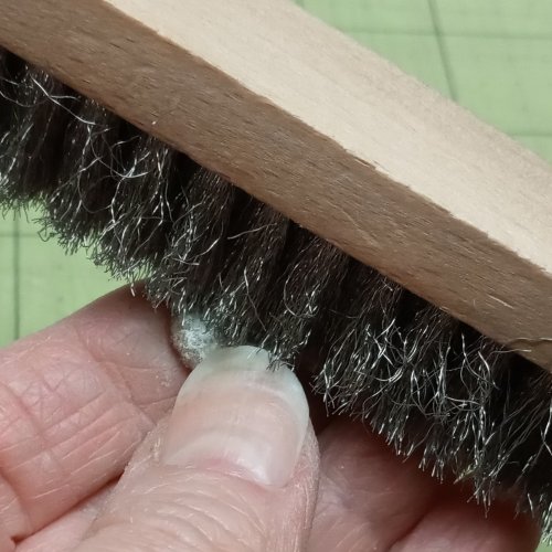 Judy Larson's Recycling Scrap Into Sheet Metal - Step 4, Metalwork, Stamping, Stamps, Butane Torch, Soldering, Solder,  brush the bottoms 